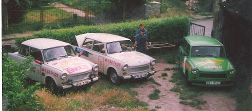 Unsere "Wagenflotte" Anfang der 90er